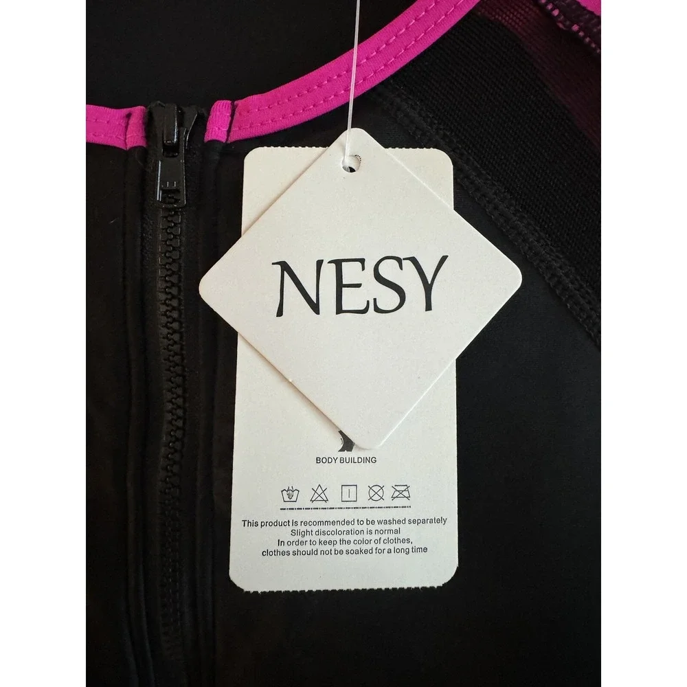 NESY ONE PIECE LONG SLEEVE RASH GUARD SWIMSUIT, Medium Wetsuit Athletic